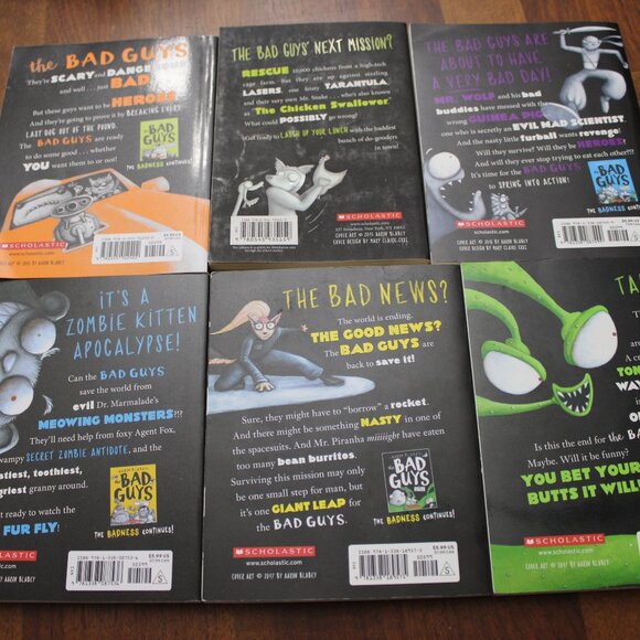 The Bad Guys Paperback Book Series #1-11 + Movie Novelization USED - Picture 2 of 7
